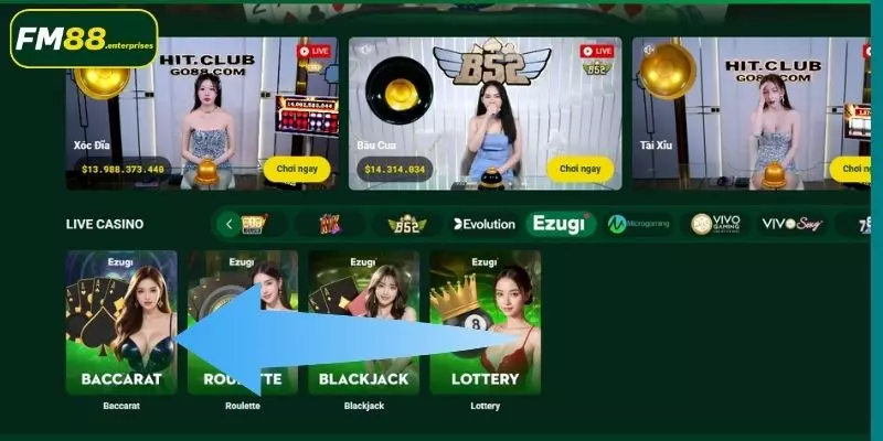 Baccarat FM88: Cược Siêu Nhanh, Thắng Lớn Mỗi Ngày 2 Giới thiệu về Baccarat tại FM88